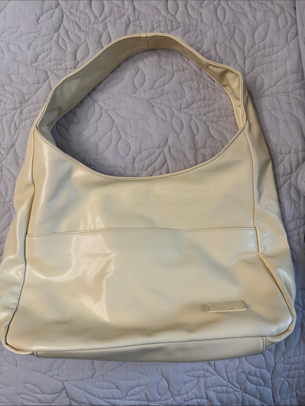 Yellow shoulder bag